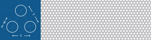 Tablă cu perforații rotunde 3-5 mm Tablă cu perforații rotunde 3-5 mm