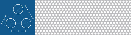 Tablă cu perforatii rotunde 4-7 mm Tablă cu perforatii rotunde 4-7 mm